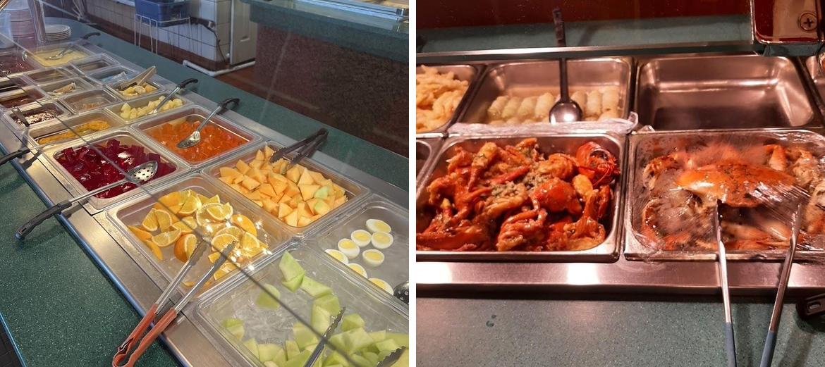 Great Wall Super Buffet Menu