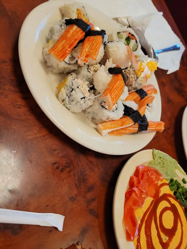 Sushi and Spicy Sauce